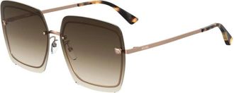 Moschino Brown Gradient Oversized Ladies Sunglasses MOS085/G/S 009Q/HA 64