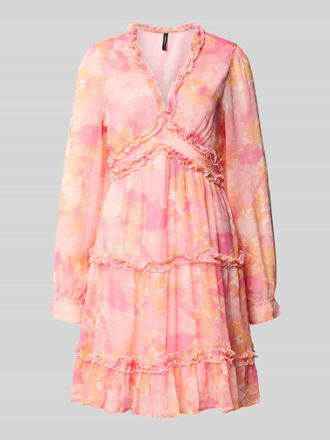 Vero Moda Regular Fit Sommerkleid aus Chiffon Modell SMILLA in Pink, Gr&ouml;&szlig;e XL