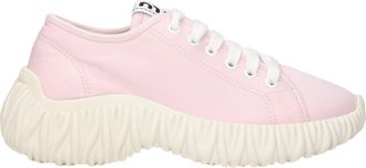 Miu Miu Roze Stoffen Lage Sneakers