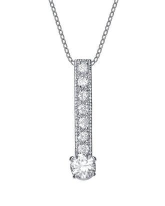 Genevive Silver Cz Pendant
