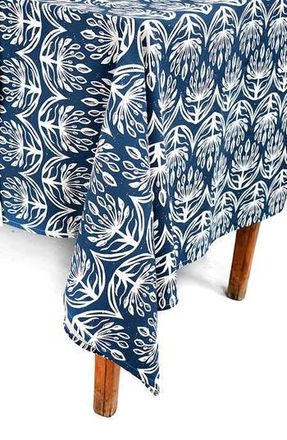 French Home Botanical Tablecloth in Indigo at Nordstrom Rack