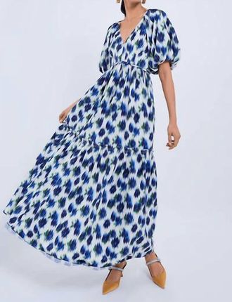 Hunter Bell Sylvie Dress In Ikat Rose