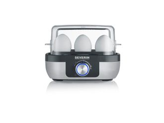 Severin Ek 3169 Cuecehuevos 6 Huevos 420 W Negro, Acero Inoxidable