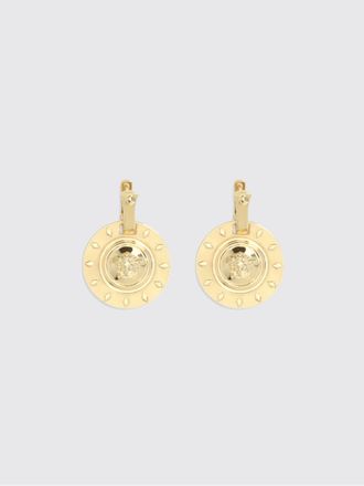 Versace Orecchini pendenti Medusa in ottone color oro