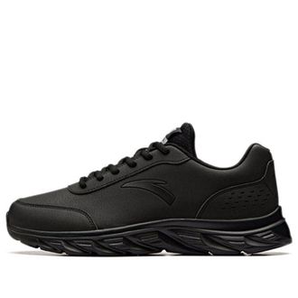 Anta Running Series Sneakers Leather Black 91835529-6