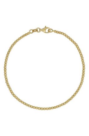 Bony Levy 14K Gold Beaded Bracelet in 14K Yellow Gold at Nordstrom, Size 7