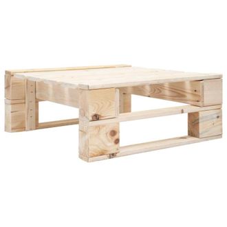 vidaXL Otomana De Pal&eacute;s Para Jard&iacute;n Madera Vidaxl
