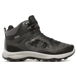 Keen Terradora Flex Mid Textile Synthetic Womens Ankle Boots - UK 7 - US 9.5 Women - EU 40 - Black Steel Grey - Size:UK 7