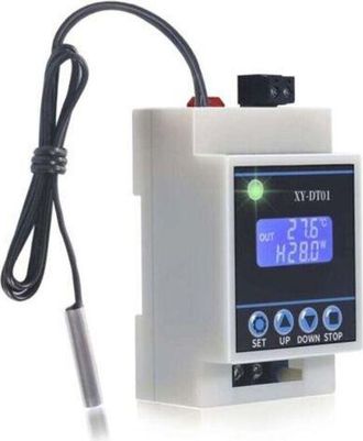OEM Controlador De Temperatura Digital Xy-dt01 -40-110 Grados Celsius Termostato Microdigital Con Pantalla Lcd Y Sensor Impermeable