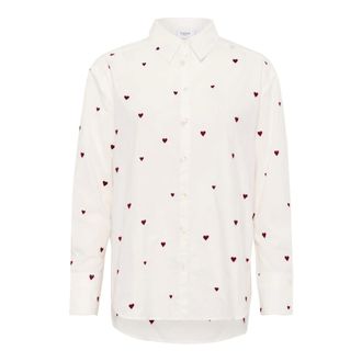 Saint Tropez Blouses & Hemden - Dames - Blouses & Shirts - Wit - Maat: L