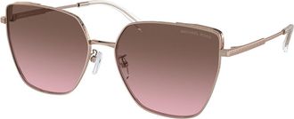 Michael Kors MK1143D FUJI Asian Fit 11099T Womens Sunglasses Pink Size 61