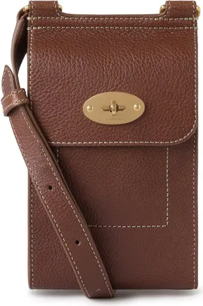 Mulberry Mini Antony Leather Pouch in Oak at Nordstrom