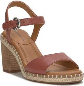 Lucky Brand Jennyl Ankle Strap Espadrille Sandal in Rose Red at Nordstrom Rack, Size 9.5