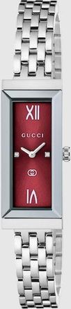 Gucci G-Frame Watch, 14x34mm, Steel, Steel