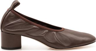 Aeyde Schoenen, Dames, Bruin, 38 1/2 EU, Afgeronde neus pumps