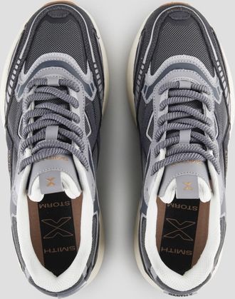 Alexander Smith Storm Man in grey leather and mesh