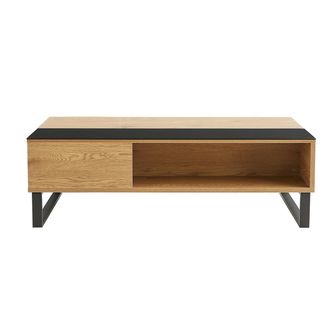Miliboo Mesa De Centro Elevable En Madera Y Metal Wynn