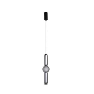 Lucande L&aacute;mpara de techo de vidrio gris