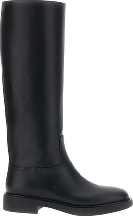 Gianvito Rossi Black High Leather Boots