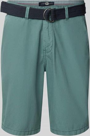 Petrol Industries Regular Fit Chino Shorts mit G&uuml;rtel und Eingrifftaschen in Oliv, Gr&ouml;&szlig;e XXL