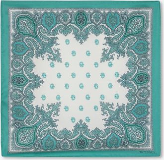 Etro Exklusive Seiden-Pochette mit Fantasiemuster Fedora