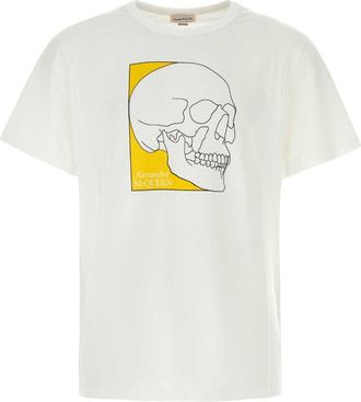Alexander McQueen White Crew Neck T-Shirt