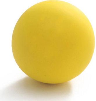 OEM Pelota De Masaje De Goma Para Yoga, Para La Fascia, Relajante Muscular Para Todas Las Edades, Amarilla