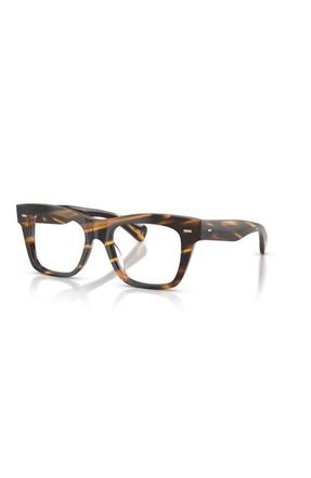 Oliver Peoples 51mm Rectangle optical glasses in Black at Nordstrom