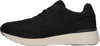 Greve Schoenen, Heren, Zwart, 45 EU, Leer, Walker 7288 Sneakers