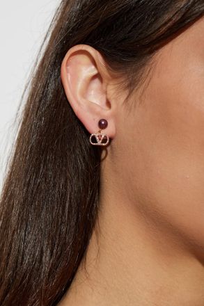 Valentino Garavani Earrings With Pendants, Womens, Gold