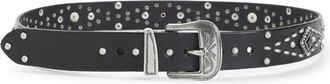 Golden Goose Black Studded Classic Belt
