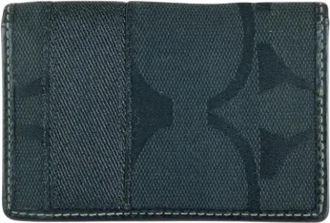 Coach Pre-owned Card case - Heren - Vintage Accessoires - Zwart - ONE Size - Leer - Vintage
