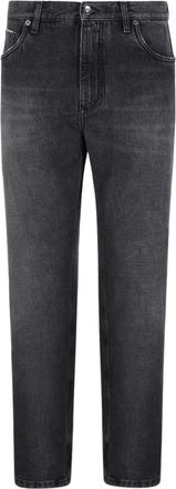 Dolce & Gabbana Slim-Fit Denim Jeans - Heren - Slim Fit Jeans - Grijs - L - Denim - Jeans