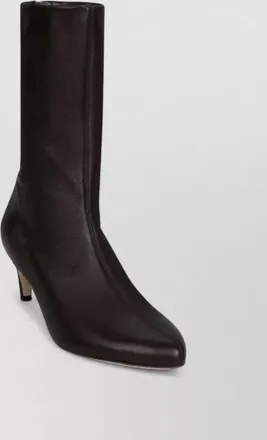 Victoria Beckham leather mid-heel ankle boots