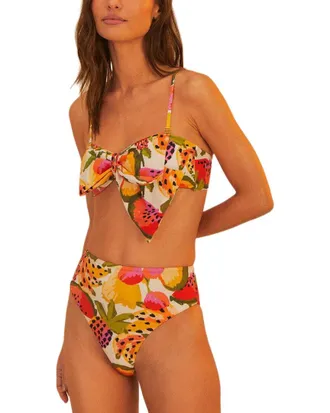 Farm Rio Fruits Paradise High Waist Bikini Bottom