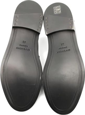 Givenchy logo-detail leather loafers - Black