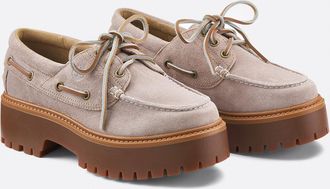 Timberland Stone Street wedge bootschoenen in leer