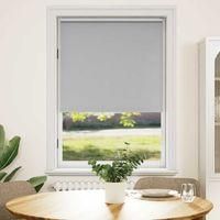 OEM Estor Enrollable Opaco De 124,4 X 175 Cm, Ancho De La Tela 120 Cm, Gris - Crezuo