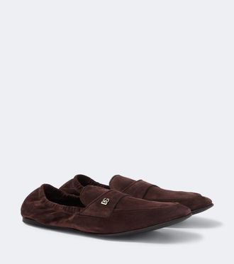 Dolce & Gabbana DG suede loafers