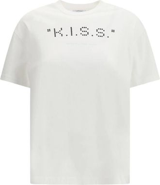 Off-white Kiss Quote Reg Tee