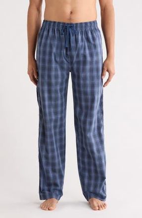 Majestic International Lounge Pants in Dusty Blue Plaid at Nordstrom Rack, Size Xx-Large