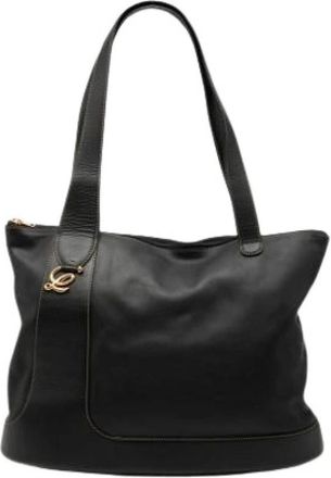 Loewe Pre-owned Shoulder Bags, female, Black, Size: ONE SIZE Pre-owned Shoulder Bag Tote