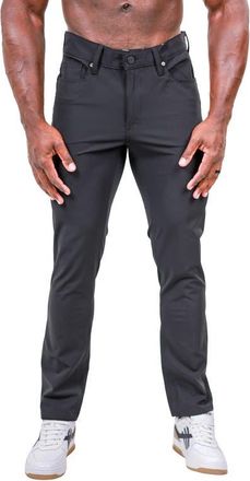 Maceoo Marthyr Slim Fit Pants in Black at Nordstrom, Size 34