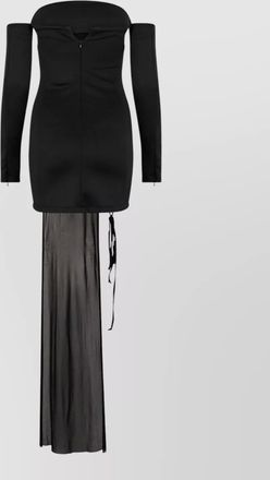 Blumarine mini dress off shoulder lace up design