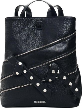 Desigual Back_Centella Sumy Mini S - Dames - Rugzakken - Zwart - ONE Size - Leer - Tassen