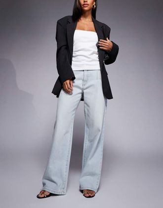 Abrand Abrand - 95 - Jeans ampi lavaggio blu chiaro