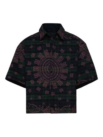 Rhude Camicia con stampa paisley - Nero