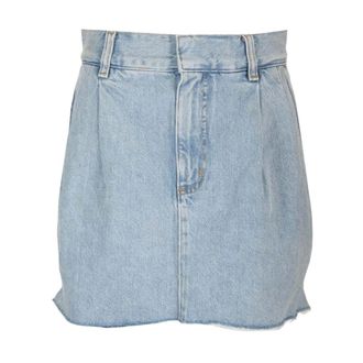 A Gold E Becker Mini Skirt - female - Agolde - Denim Skirts - Blue - W25 - Skirts