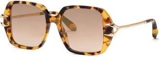 Roberto Cavalli SRC030 777G Mens Sunglasses Tortoiseshell Size 54