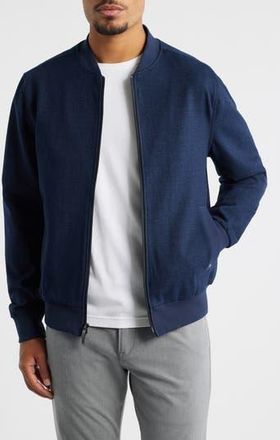 Robert Barakett Henrik Lightweight Baseball Jacket in Navy at Nordstrom Rack, Size X-Large